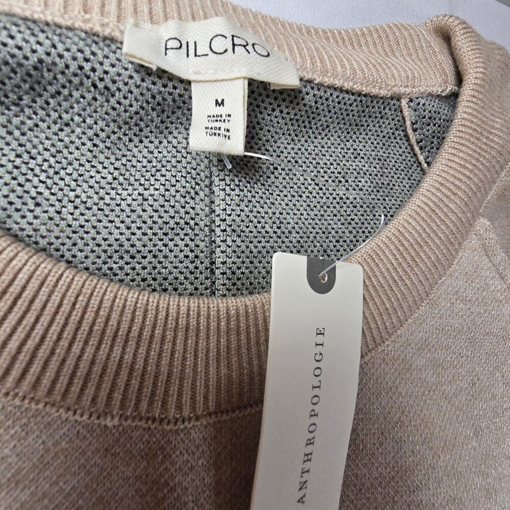 NWT Pilcro by Anthropologie The Oaklyn Cozy Knit Crew-Neck Duck Sweater. Size M - Picture 11 of 12